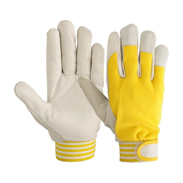 Premium leather mechanic gloves designed for superior grip, comfort, and durability — ideal for automotive, industrial, and general maintenance work.